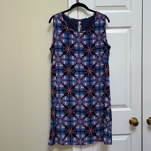 Peach Love California sleeveless shift dress, size large